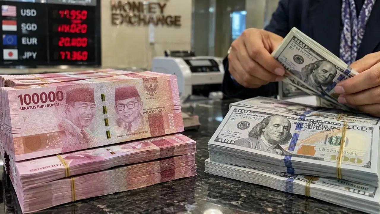 Rupiah Melemah ke Rp17.913 per Dolar AS, Cek Kurs Jual Beli USD di BCA, Mandiri, BRI dan BNI Hari Ini
