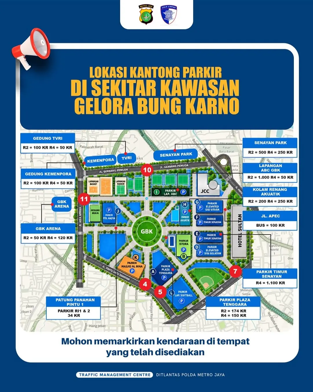 Sehubungan Dengan Adanya Kegiatan Final Fifa Asean Cup 2026 Di Kawasan Gelora Bung Karno, Diperk