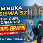 UGM Buka Beasiswa S2 untuk Guru Informatika dengan UKT 100 Persen, Cek Syarat dan Cara Daftarnya