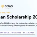 Arryman Scholarship 2027 Dibuka, Kuliah S2-S3 Gratis di London