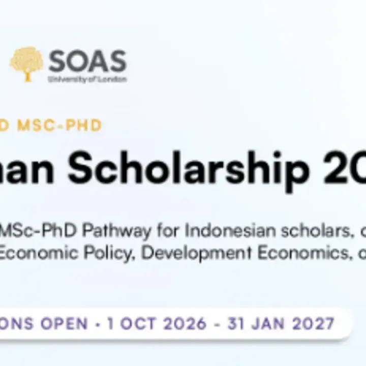 Arryman Scholarship 2027 Dibuka, Kuliah S2-S3 Gratis di London