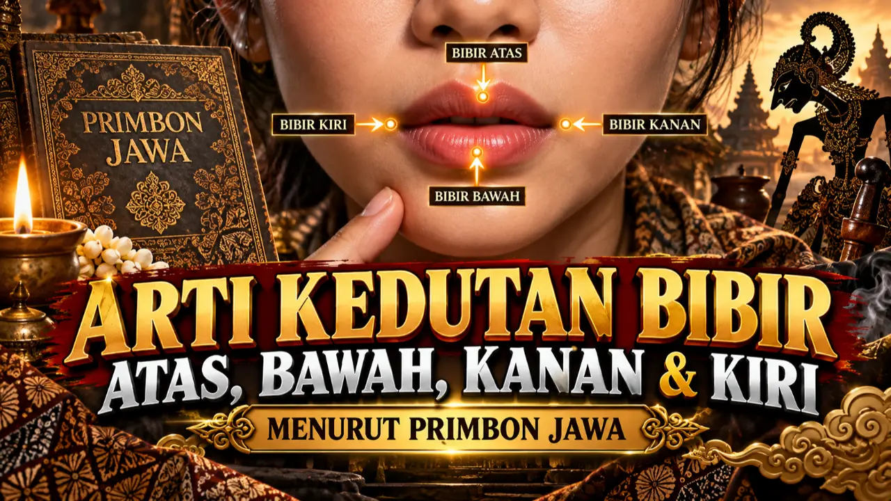 Arti Kedutan Bibir Menurut Primbon Jawa