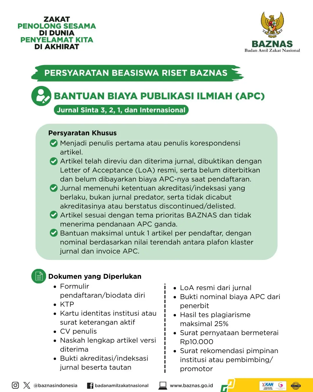 Beasiswa Riset Baznas 2026 4