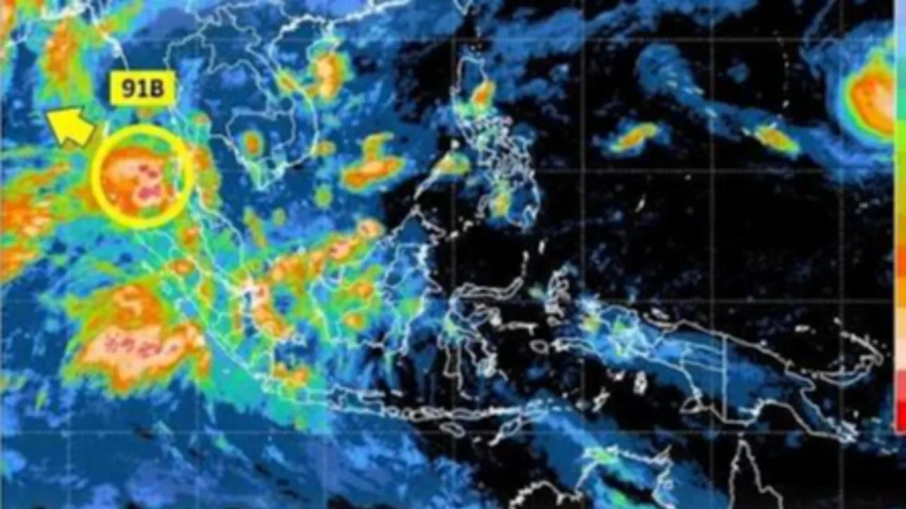 BMKG Pantau Bibit Siklon Tropis 91B di Laut Andaman, Aceh dan Sumut Diminta Waspada