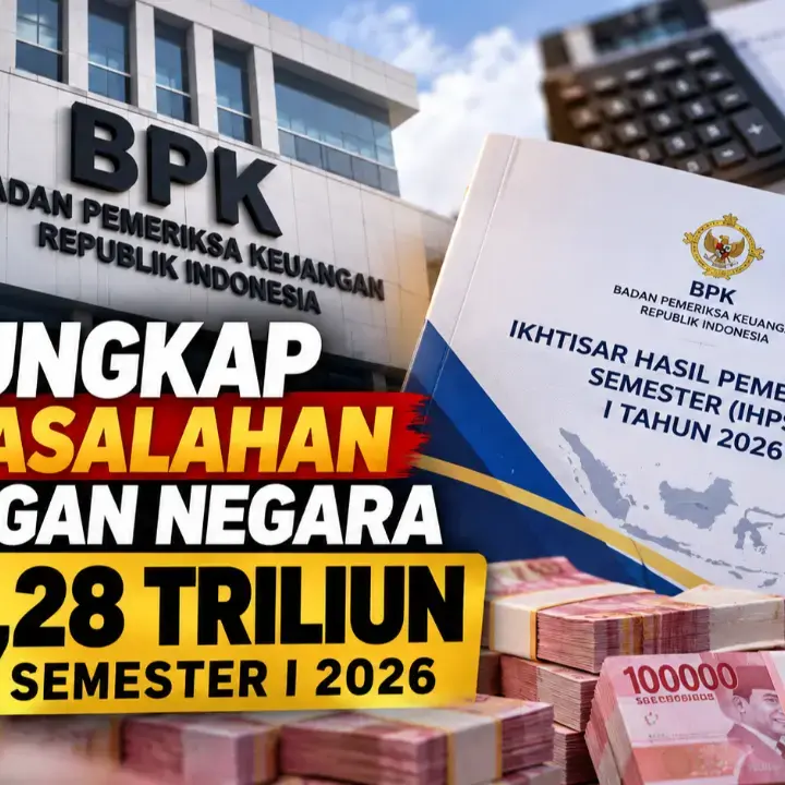 BPK Ungkap Permasalahan Keuangan Negara Rp49,28 Triliun pada Semester I 2026