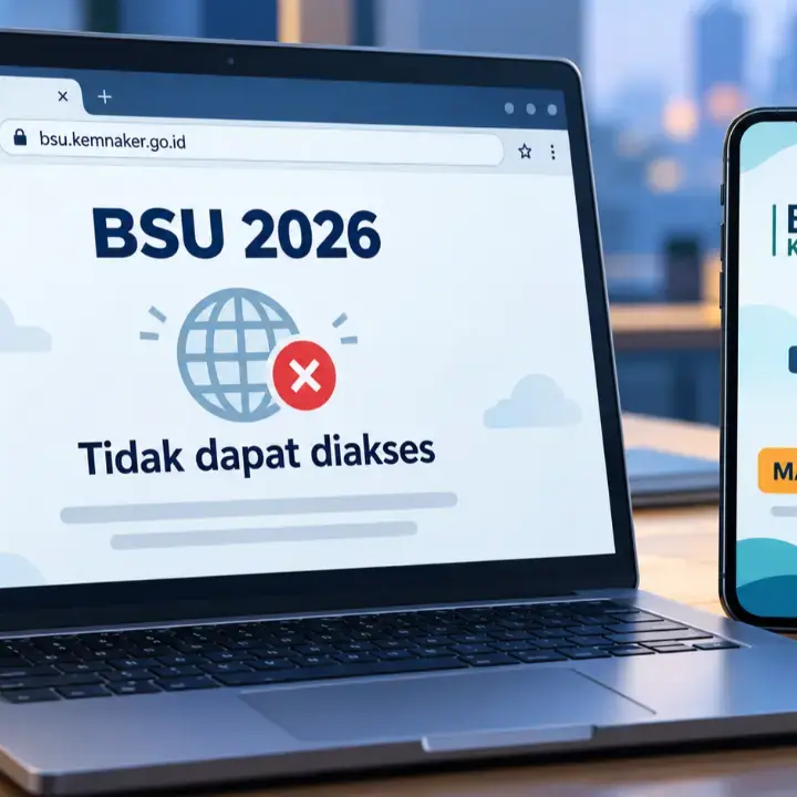 Link Cek BSU 2026 bsu.kemnaker.go.id dan bsu.bpjsketenagakerjaan.go.id Tak Bisa Diakses