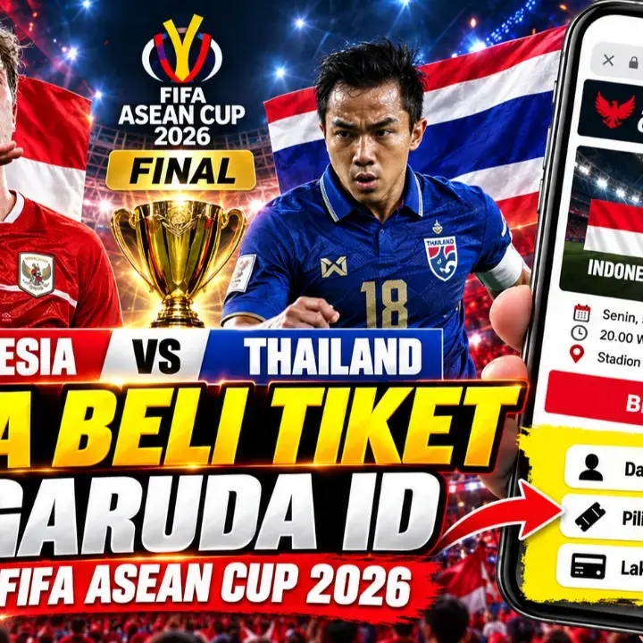 Cara Beli Tiket Final FIFA ASEAN Cup 2026 Indonesia vs Thailand di Garuda ID
