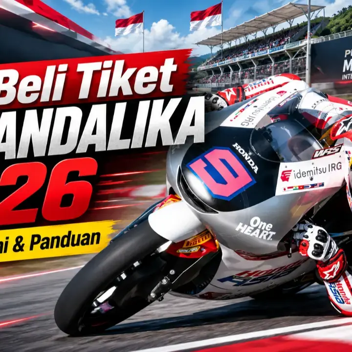 Cara Beli Tiket GP Mandalika 2026, Lengkap Link Resmi dan Penukaran E-Ticket