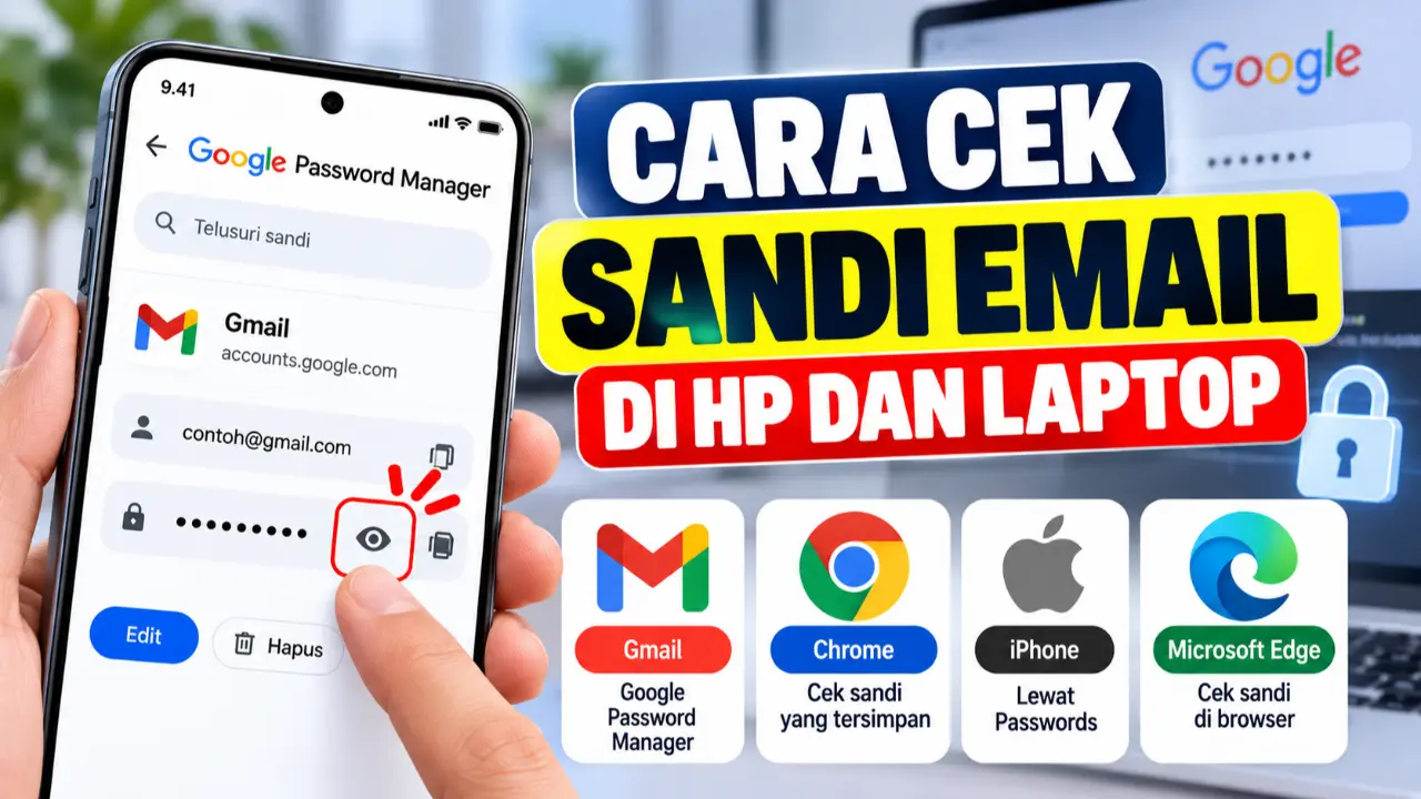 Cara Cek Sandi Email Yang Lupa