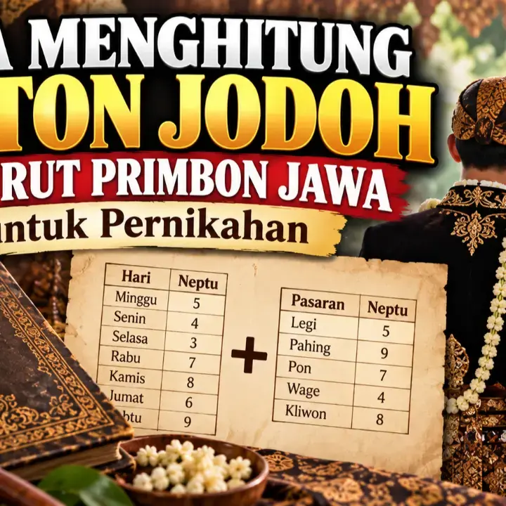 Cara Menghitung Weton Jodoh Menurut Primbon Jawa untuk Pernikahan