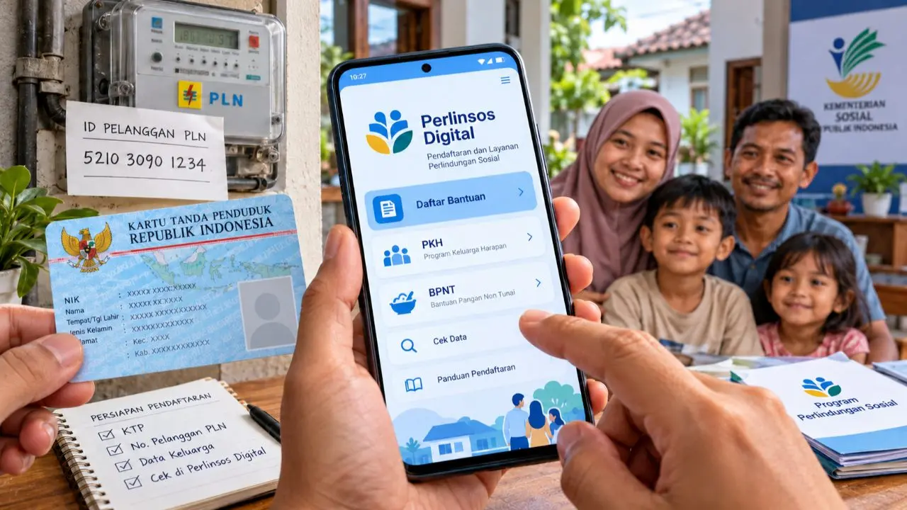 Cara Registrasi Ulang Bansos 2027 Lewat Perlinsos Digital Lengkap Dengan Syaratnya 1