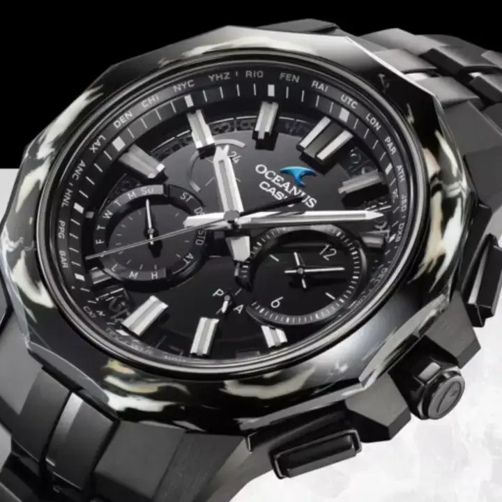 Casio Rilis Oceanus Manta OCW-SG1000MC-1A, Arloji Terbatas dengan Bezel Keramik Unik