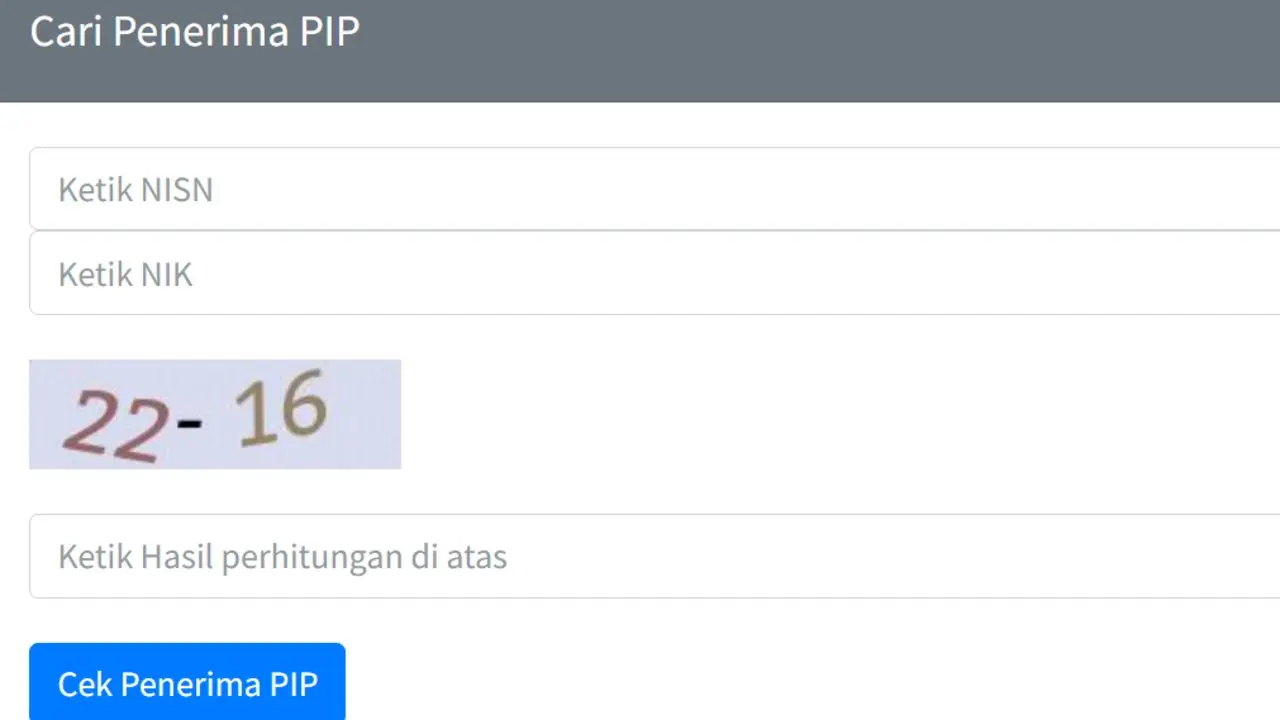 Cara Cek Penerima PIP 2026 di pip.kemendikdasmen.go.id Pakai NISN dan NIK Cara Cek Penerima PIP 2026 di pip.kemendikdasmen.go.id Pakai NISN dan NIK