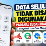 Data Seluler Tidak Bisa Digunakan Padahal Sudah Diaktifkan? Ini Penyebab dan Cara Mengatasinya