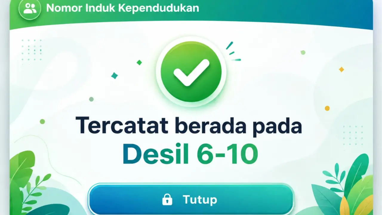 Mengenal Arti Desil 6-10 dalam Bansos dan Bedanya dengan Desil 1-5