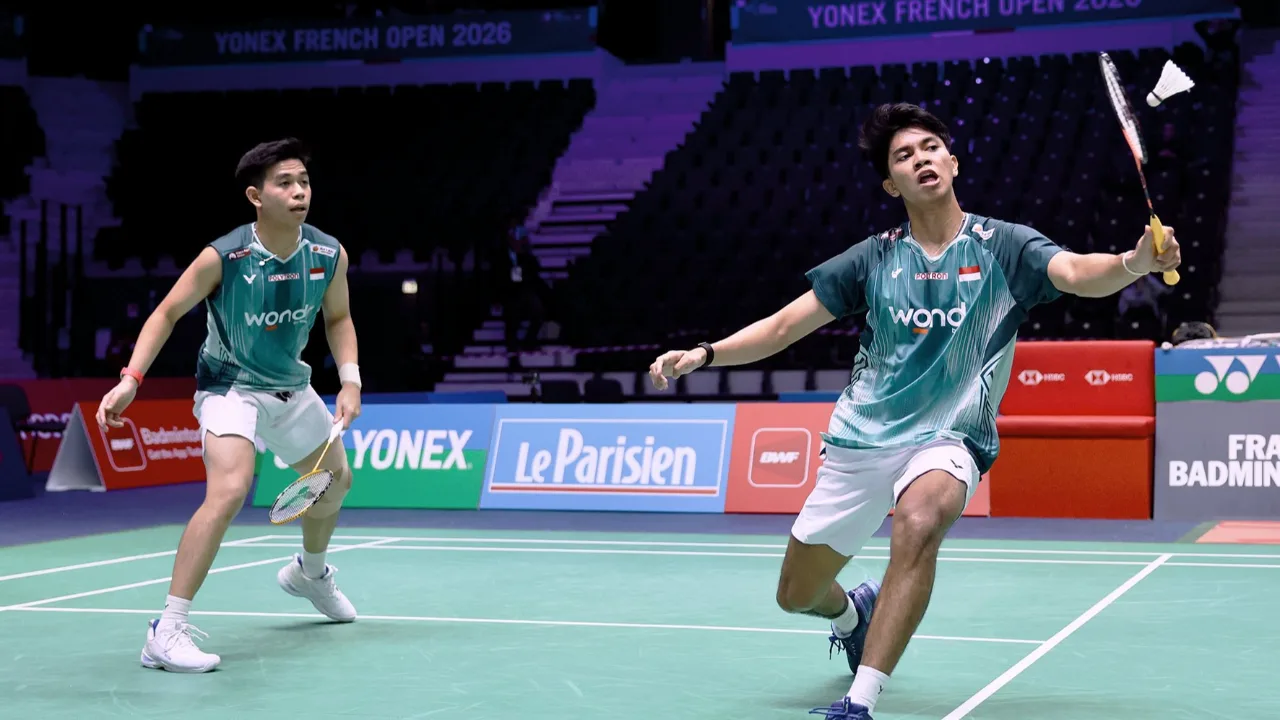 Hasil French Open 2026: Devin/Faathir Kalah Tipis dari Ganda Korea Selatan