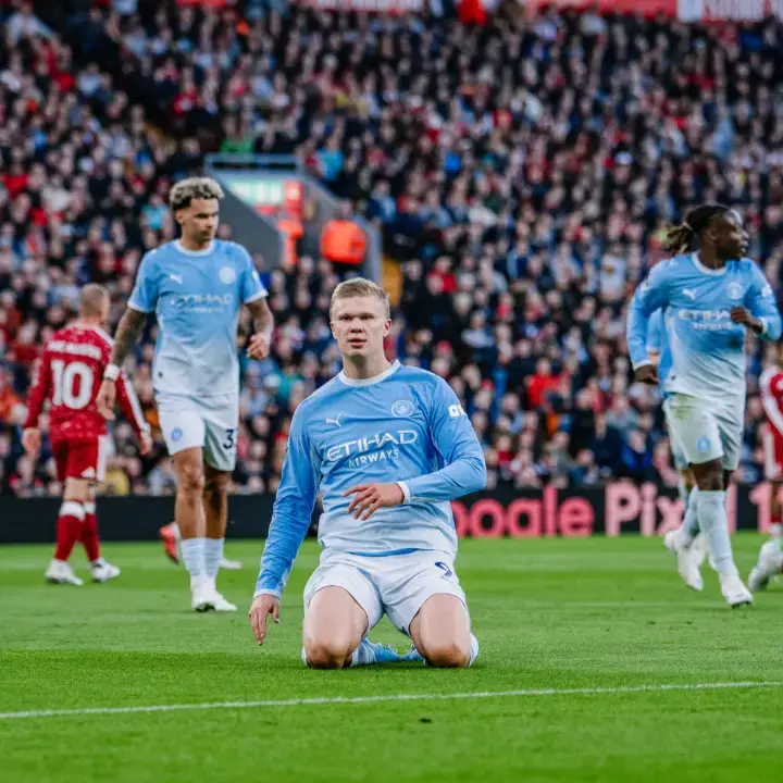 Manchester City Bungkam 10 Pemain Liverpool Tiga Gol Tanpa Balas di Anfield