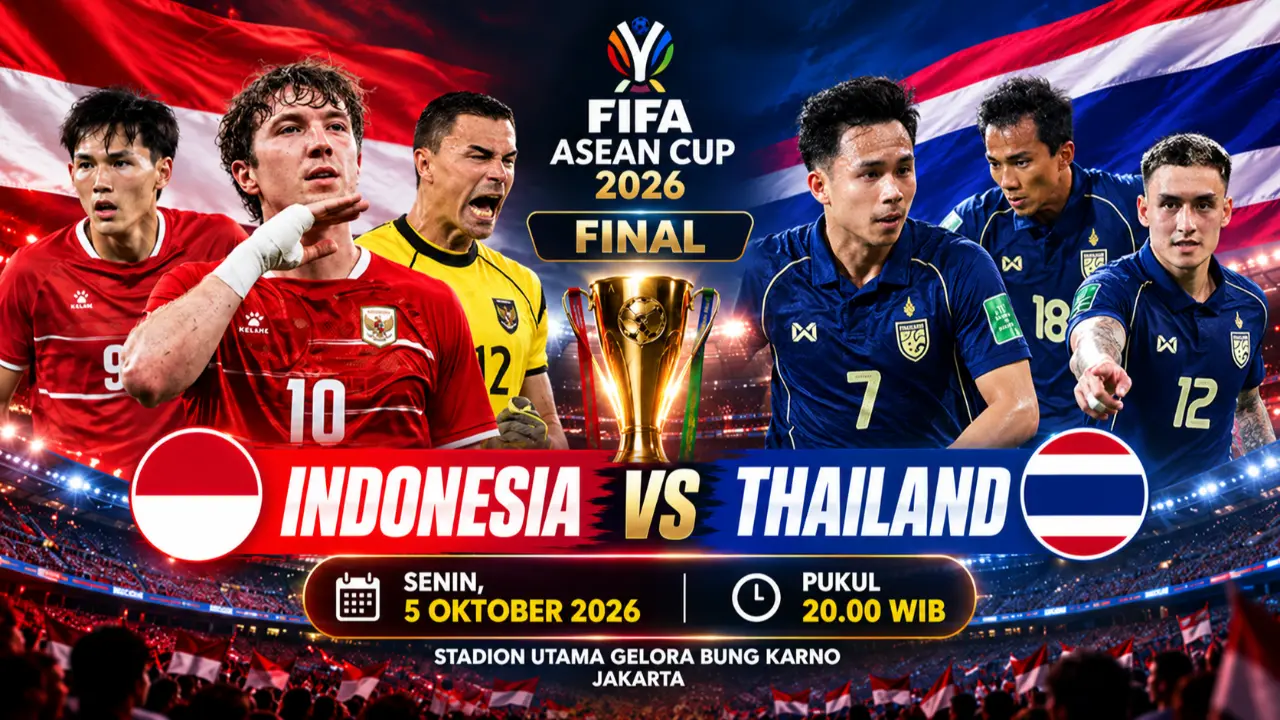 Final FIFA ASEAN CUP Indonesia vs Thailand