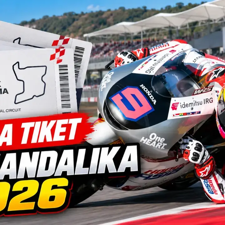 Harga Tiket MotoGP Mandalika 2026 Mulai Rp260 Ribuan, Ini Daftar Kategorinya