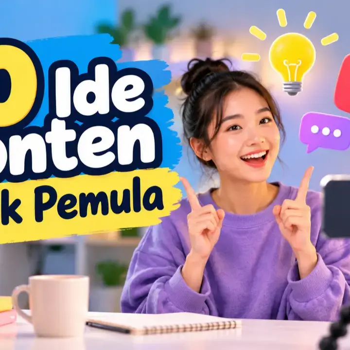 10 Ide Konten untuk Konten Kreator Pemula yang Mudah Dibuat