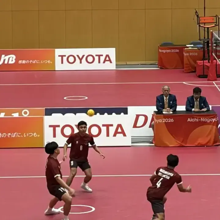 Tim Kuadran Putra Indonesia Melaju ke Semifinal Sepak Takraw Asian Games 2026 Usai Kalahkan Singapura