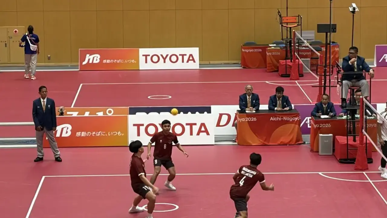 Tim Kuadran Putra Indonesia Melaju ke Semifinal Sepak Takraw Asian Games 2026 Usai Kalahkan Singapura