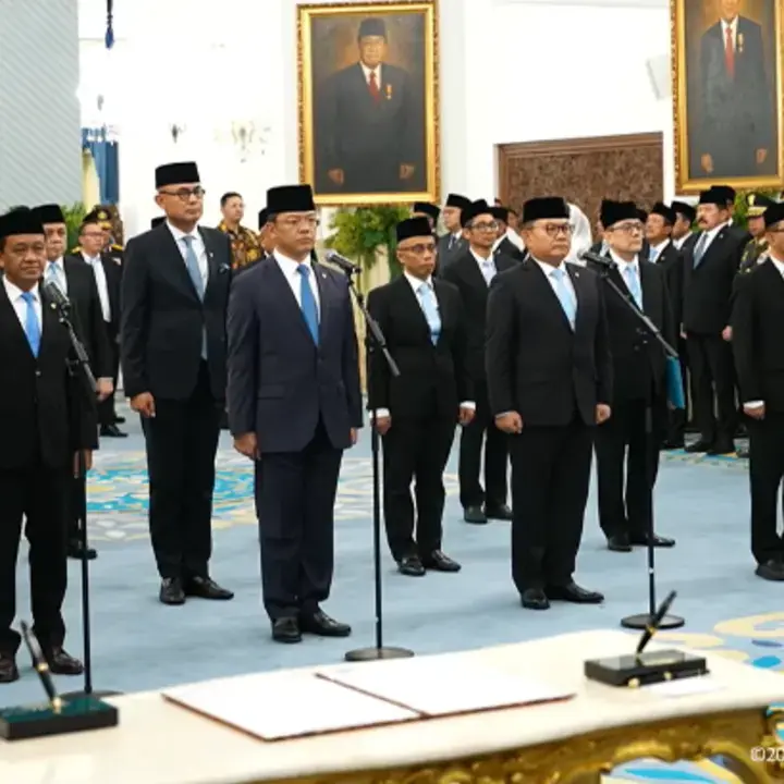 Reshuffle Kabinet, Ini Daftar Menteri dan Wamen yang Dilantik Presiden Prabowo di Istana Negara Hari Ini