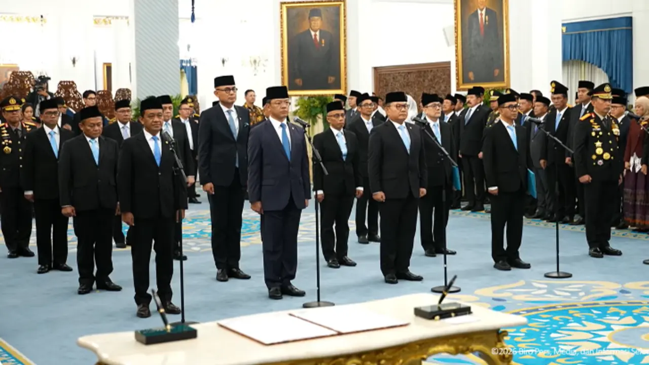 Reshuffle Kabinet, Ini Daftar Menteri dan Wamen yang Dilantik Presiden Prabowo di Istana Negara Hari Ini