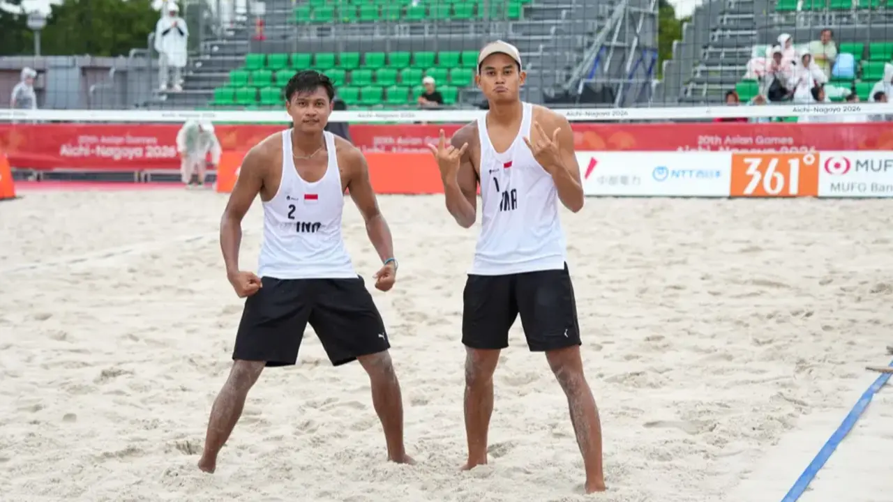Hasil Voli Pantai Asian Games 2026: Bintang/Sofyan Lolos ke Final Usai Kalahkan Wakil Jepang