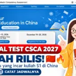 Jadwal Tes CSCA 2027 Resmi Dirilis, Cek Tanggal, Mata Pelajaran, Cara Daftar dan Biayanya Jadwal Tes CSCA 2027 Resmi Dirilis, Cek Tanggal, Mata Pelajaran, Cara Daftar dan Biayanya