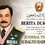 Mantan Wantimpres Jenderal TNI (Purn) Subagyo Hadi Siswoyo Meninggal Dunia