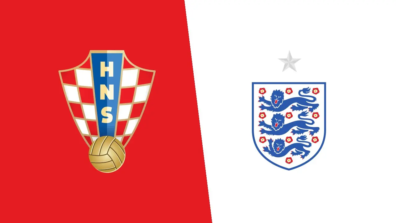Kroasia vs Inggris