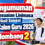 Pengumuman Penyesuaian Linimasa Hasil Seleksi PPG Calon Guru 2026 Gelombang 2