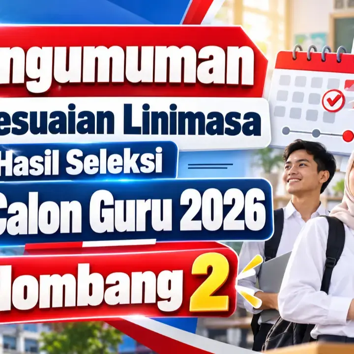 Pengumuman Penyesuaian Linimasa Hasil Seleksi PPG Calon Guru 2026 Gelombang 2