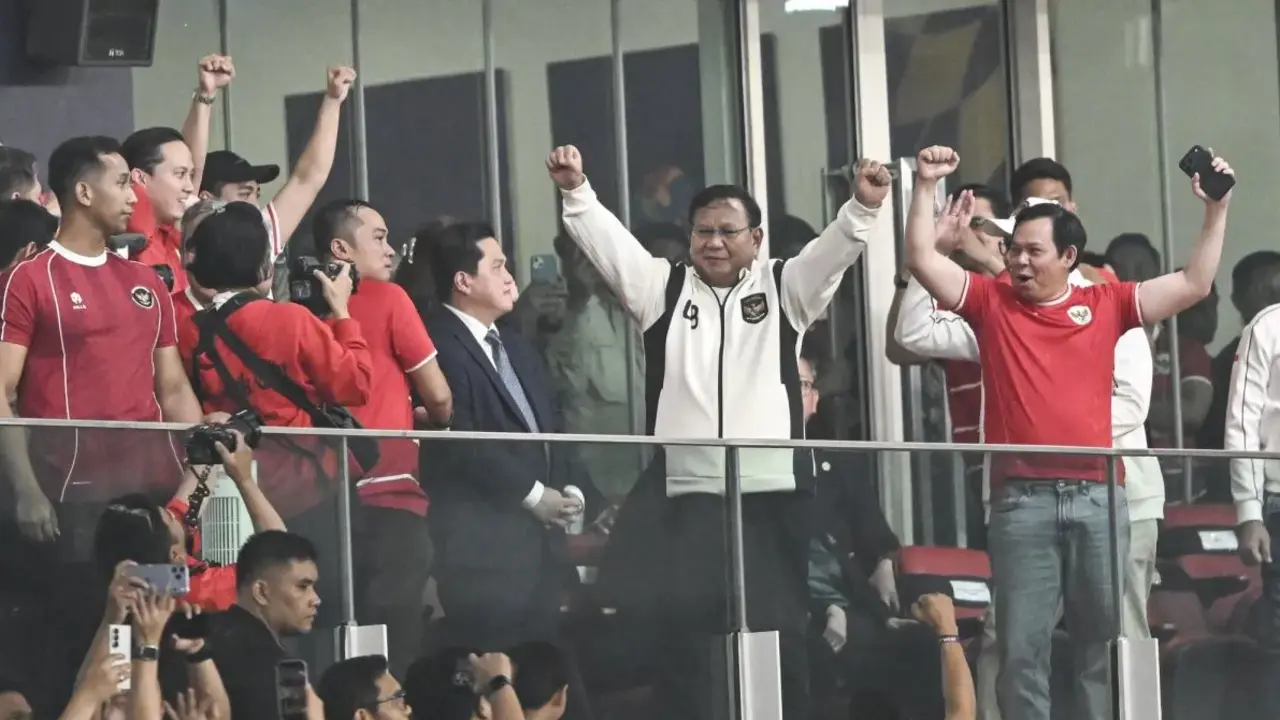 Presiden Prabowo Rayakan Kemenangan Timnas Indonesia di Final FIFA ASEAN Cup 2026