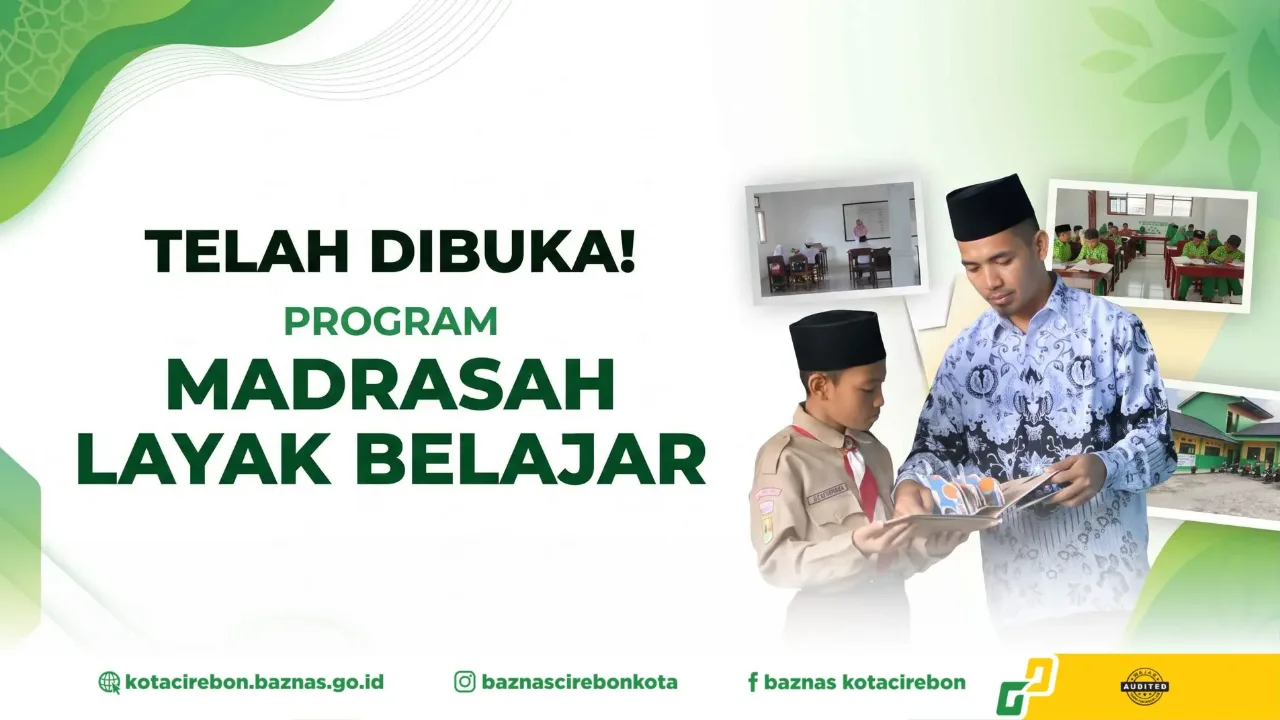 BAZNAS Buka Pendaftaran Madrasah Layak Belajar 2026, Siapkan Rp25 Juta