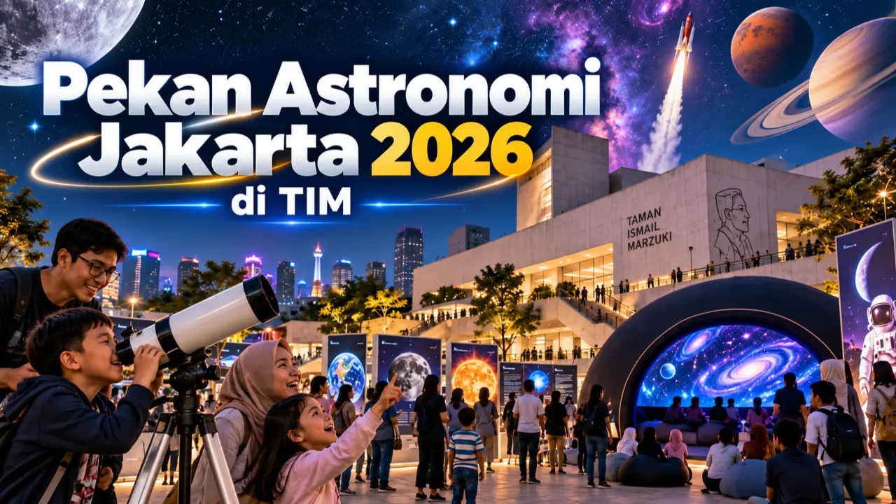 Rayakan World Space Week 2026, Planetarium Jakarta Gelar Pekan Astronomi di TIM