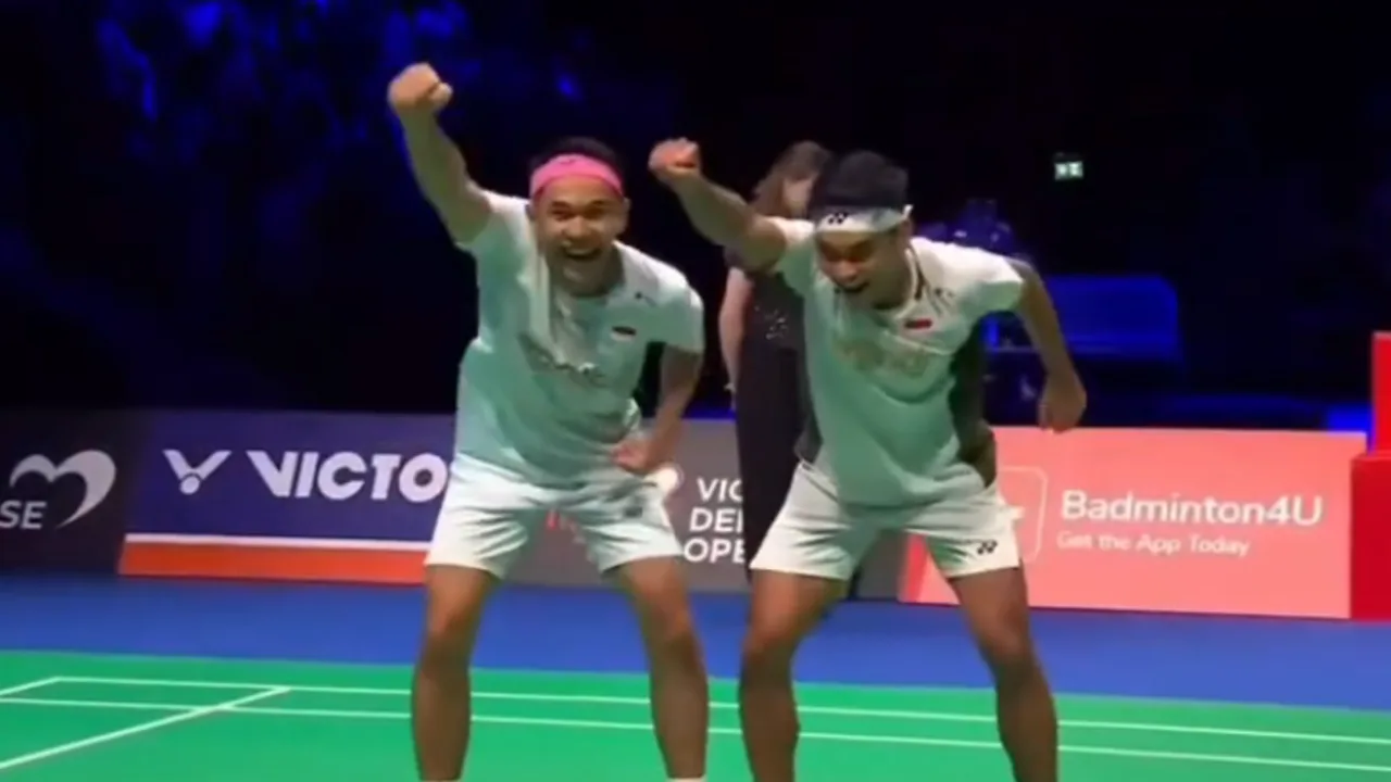 Video Selebrasi Fajar/Fikri Usai Juara Denmark Open 2026, Tiru Gaya Presiden Prabowo Video Selebrasi Fajar/Fikri Usai Juara Denmark Open 2026, Tiru Gaya Presiden Prabowo