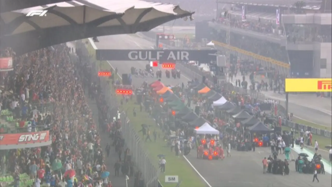 Situasi Sirkuit Sepang Malaysia Terjadi Hujan Lebat
