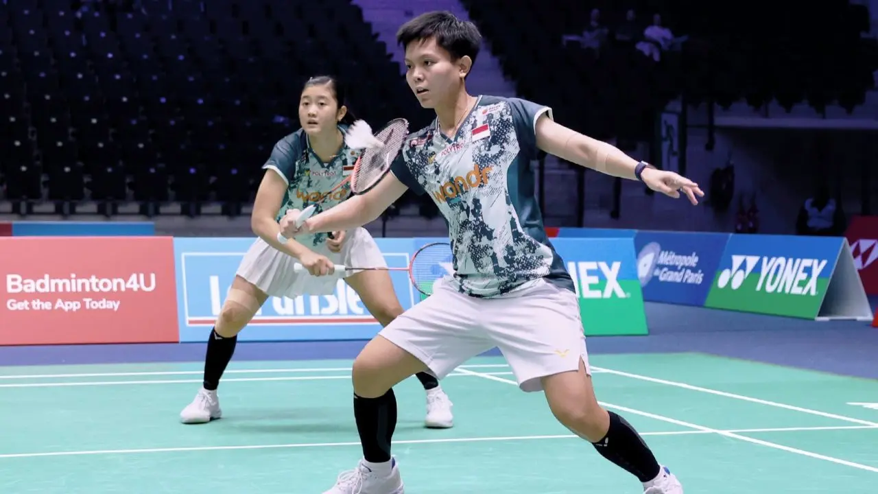 Hasil French Open 2026: Tiwi/Fadia ke Perempatfinal, Hadapi Unggulan Pertama