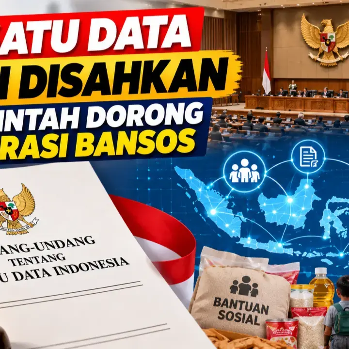 UU Satu Data Resmi Disahkan, Pemerintah Dorong Integrasi Bansos