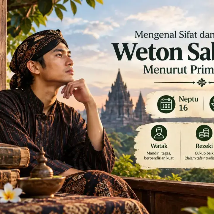 Mengenal Sifat dan Karakter Weton Sabtu Pon Menurut Primbon Jawa