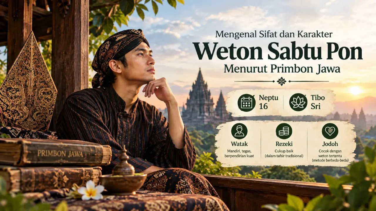 Weton Sabtu Pon