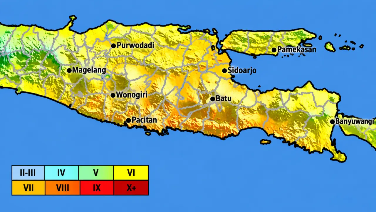 Zona Megathrust Jawa Timur